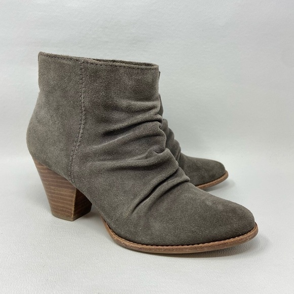 Splendid Rodeo Brown Suede Slouchy Ankle Boots, Women’s Size 7.5M - Picture 2 of 14